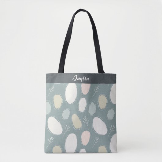 Ovaal en twijg tote bag (Voorkant)