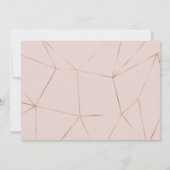 Ovaal Floral Foto Roos Gold Banner Baptism Invite Kaart (Achterkant)