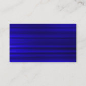 Ovaal - geborsteld blauw II Visitekaartje (Achterkant)