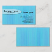 Ovaal - Gedopt Blauw Visitekaartje (Voorkant / Achterkant)
