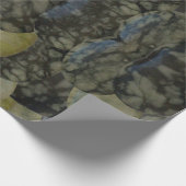 Ovaal gepantserd gemstone 4-deelpatroon cadeaupapier (Hoek)