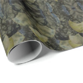 Ovaal gepantserd gemstone 4-deelpatroon cadeaupapier (Rol Hoek)