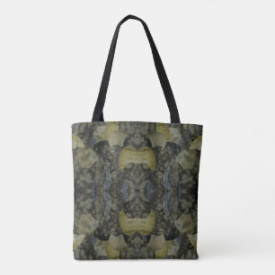 Ovaal gepantserd gemstone 4-deelpatroon tote bag
