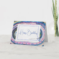 Ovaal gewatteerd tapijt voor verjaardag