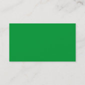 Ovaal - groen visitekaartje (Achterkant)