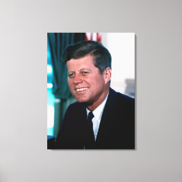 Ovaal Kantoor President John Jack F. Kennedy Canvas Afdruk