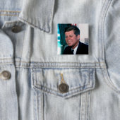 Ovaal Kantoor President John Jack F. Kennedy Vierkante Button 5,1 Cm (In situ)