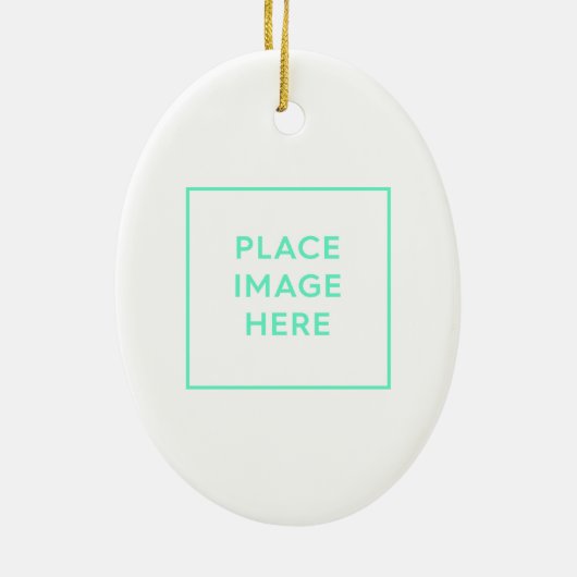 ovaal keramisch Ornament (Achterkant)