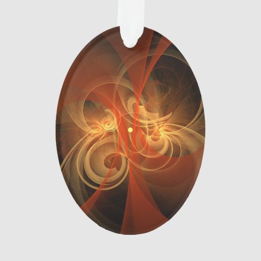 Ovaal met Abstracte kunst Ornament (achterkant)