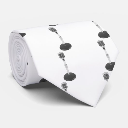 Ovaal microfoon stropdas (Opgerold)