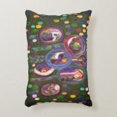 Ovaal patroon accent kussen (Voorkant(Verticaal))