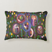 Ovaal patroon accent kussen (Achterkant)