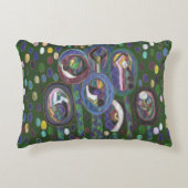 Ovaal patroon accent kussen (Voorkant)