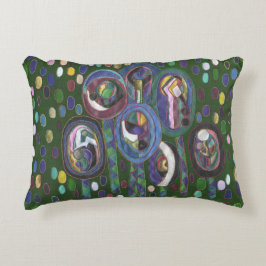 Ovaal patroon accent kussen