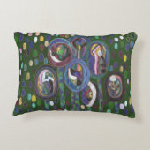 Ovaal patroon accent kussen (Achterkant)