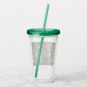 Ovaal patroon acryl drinkbeker (Achterkant)