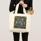 Ovaal patroon grote tote bag (Voorkant (product))