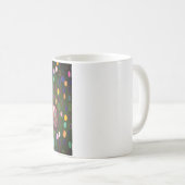 Ovaal patroon koffiemok (Voorkant rechts)