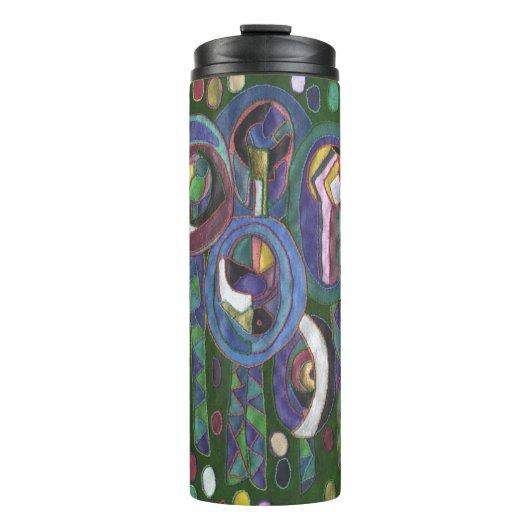 Ovaal patroon thermosbeker (Voorkant)