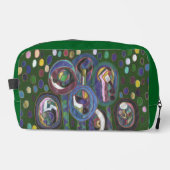Ovaal patroon toilettasje (Voorkant)