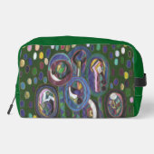 Ovaal patroon toilettasje (Achterkant)