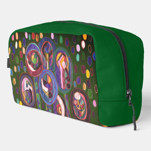 Ovaal patroon toilettasje (Rechterhoek)