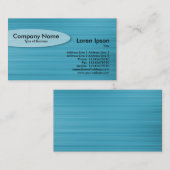 Ovaal - Penseel lichtblauw Visitekaartje (Voorkant / Achterkant)