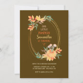 Ovaal pompoen Lijst U KIEST ACHTERGRONDKLEUR Kaart (Voorkant)