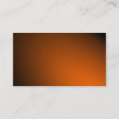 Ovaal - Sinaasappel met potlit Visitekaartje (Achterkant)