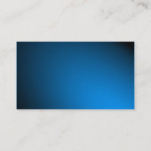Ovaal - Spotlit Mid-Blue Visitekaartje (Achterkant)
