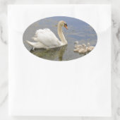 Ovaal Sticker - Gepersonaliseerd (Tas)