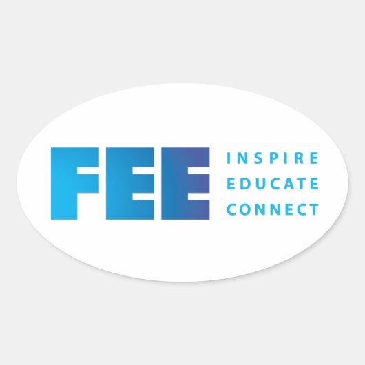 Ovaal Sticker - Gepersonaliseerd (Voorkant)