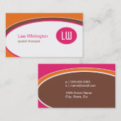 Ovaal Visitekaartje (Voorkant / Achterkant)