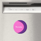 OVAL-BUTTON - roze + jouw tekst & ideeën Magneet (Insitu (Vaatwasser))