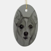 Oval Chihuahua Ornament artwork van Carol Zeock (Rechts)