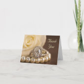 Oval Diamond Ring Wedding Bedankt (Voorkant)