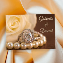 Oval Diamond Ring White Rose Wedding