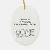 Oval Eagle Ornament E15 HOME SWFL Heraldic Pose (Achterkant)