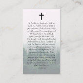 Oval Foto Forest Memorial Prayer Kaart Contactkaartje (Achterkant)