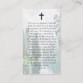 Oval Foto Forest Memorial Prayer Kaart Contactkaartje (Achterkant)