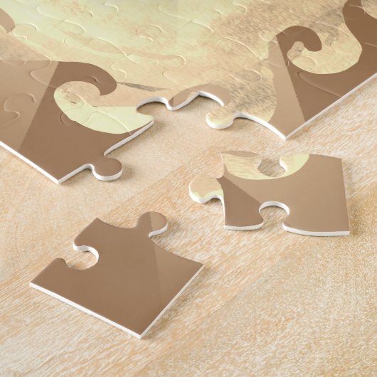 Oval Gold Caduceus RN Nurse Legpuzzel (Zijkant)