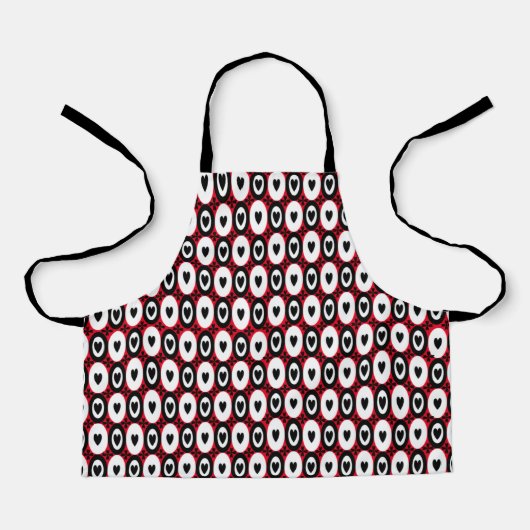 Oval Hearts Patroon Schort (Voorkant)