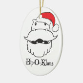 Oval Hip-O-Klaus Ornament (Links)