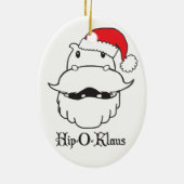Oval Hip-O-Klaus Ornament (Achterkant)
