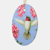Oval Hummingbird Ornament (Links)