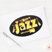 Oval Jazz Stickers (Envelop)