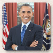 Oval Kantoor Portrait, Obama Barack Amerikaans Pre Bier Onderzetter (Voorkant)