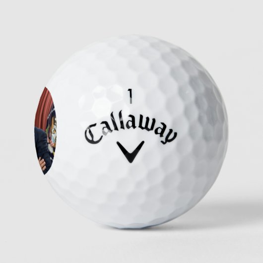 Oval Kantoor Portrait, Obama Barack Amerikaans Pre Golfballen (Logo)