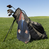Oval Kantoor Portrait, Obama Barack Amerikaans Pre Golfhanddoek (Groen)