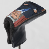 Oval Kantoor Portrait, Obama Barack Amerikaans Pre Golfheadcover (3/4 voorkant)